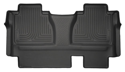 Husky Liners 14-15 Toyota Tundra Double Cab Pickup Weatherbeater Black 2nd Seat Floor Liners