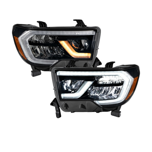 2007-2013 Toyota Tundra and 2008-2017 Sequoia LED Reflector Headlights Pair Form Lighting