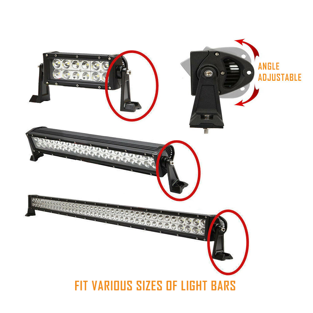 (2pcs/set) Universal Side Mounting Brackets for LED Light Bar