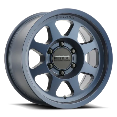Aluminum Wheels 18x9 Bead Grip MR701 Bolt Pattern 6 On 135 Offset 18 Lip Size 1.81 Bahia Blue BL Method