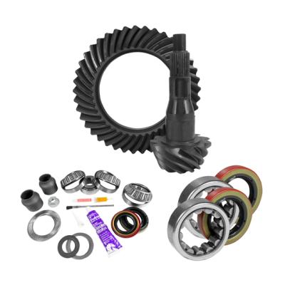 9.75 inch Ford 3.55 Rear Ring and Pinion Install Kit 2.53 inch OD Axle Bearings and Seal Yukon Gear & Axle