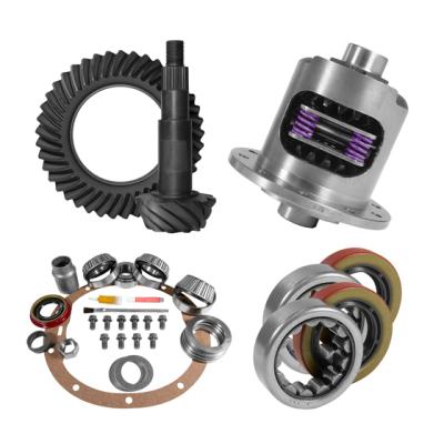 8.2 inch GM 3.08 Rear Ring and Pinion Install Kit 28 Spline Positraction 2.25 inch Axle Bearings Yukon Gear & Axle