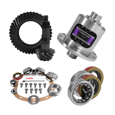 7.5 inch GM 3.73 Rear Ring and Pinion Install Kit 26 Spline Positraction 2.25 inch Axle Bearings Yukon Gear & Axle