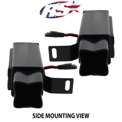 17-Present Ford F250-F450 Blacked Out Bolt On Hitch Bar Reverse Light Kit