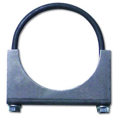 Exhaust Clamp 4 Inch Standard Steel U-Bolt Saddle Clamp Diamond Eye