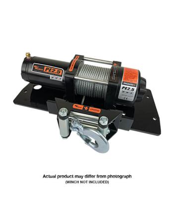 Yamaha Winch Mount Black Powdercoated Steel 97-06 400 Big Bear 2x4, 4x4 Mile Marker