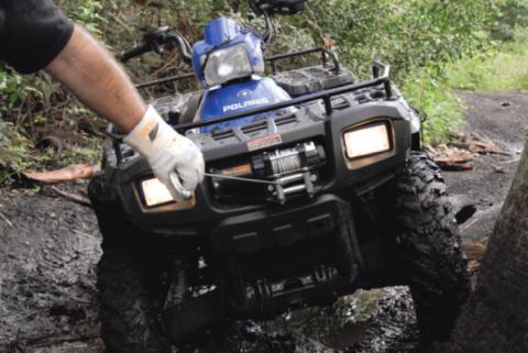 2500 LB Winch Waterproof 12V Motor w/3/16 x 42 Foot Steel Cable PE2.5 ES Mile Marker