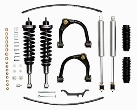 Tacoma PreRunner 3.0 Inch Coil Over Lift Kit with SPC Upper Control Arms and Rear Add-A-Leaf 05-15 Toyota Tacoma/PreRunner 4WD Revtek