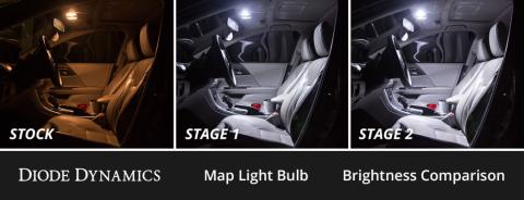 Interior LED Kit for 2012-2016 Chevrolet Malibu, Cool White Stage 1 Diode Dynamics