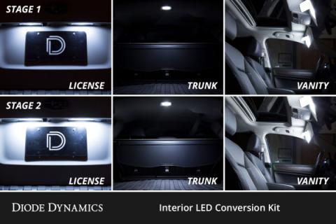 Interior LED Kit for 2007-2014 Chevrolet Tahoe, Cool White Stage 1 Diode Dynamics