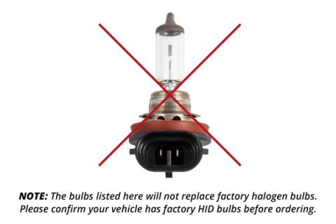 Replacement OEM HID Bulbs for 2020-2021 Ford Transit (Pair) 5000K Diode Dynamics