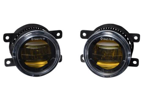 Elite Series Fog Lamps for 2015-2017 Subaru WRX STi Pair Yellow 3000K Diode Dynamics
