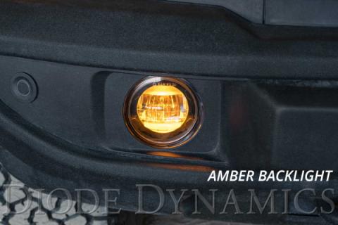 Elite Series Fog Lamps for 2013-2015 Subaru XV Crosstrek Pair Yellow 3000K Diode Dynamics