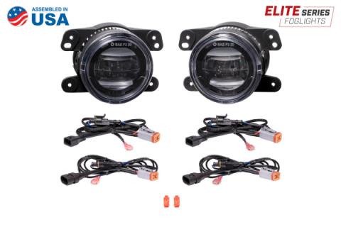 Elite Series Fog Lamps for 2009-2017 Dodge Journey Pair Cool White 6000K Diode Dynamics
