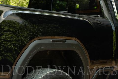 LED Sequential Sidemarkers for 20-21 Sierra 2500/3500 HD Clear Set Diode Dynamics