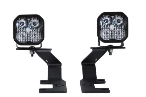 SS3 LED Ditch Light Kit for 2015-2021 GMC Canyon, Sport White Combo Diode Dynamics