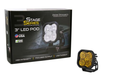SS3 Pro ABL Yellow Flood Standard Single Diode Dynamics