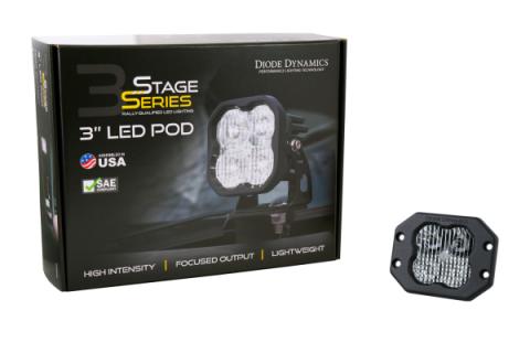SS3 Pro ABL White Flood Flush Single Diode Dynamics