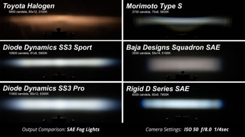 SS3 Pro RBL White Flood Flush Single Diode Dynamics