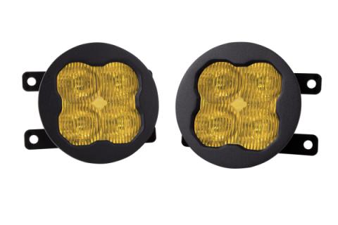 SS3 LED Fog Light Kit for 2022 Subaru Outback Yellow SAE Fog Sport w/ Backlight Diode Dynamics