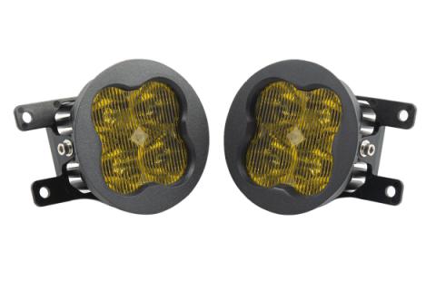 SS3 LED Fog Light Kit for 2015-2021 Subaru Impreza (w/ Eyesight Package) Yellow SAE Fog Pro w/ Backlight Diode Dynamics
