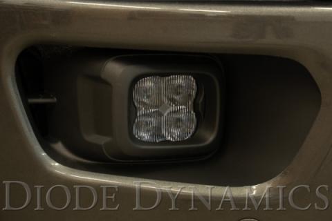 SS3 LED Fog Light Kit for 2019-2021 Ford Ranger Yellow SAE Fog Max w/ Backlight Diode Dynamics