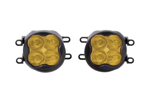 SS3 LED Fog Light Kit for 2012-2016 Toyota Prius C Yellow SAE Fog Pro w/ Backlight Diode Dynamics