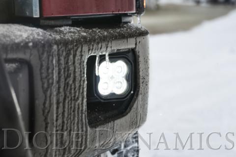SS3 LED Fog Light Kit for 2015-2020 Ford F-150 Yellow SAE Fog Pro w/ Backlight Diode Dynamics