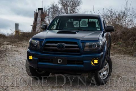 SS3 LED Fog Light Kit for 2005-2011 Toyota Tacoma White SAE Fog Pro w/ Backlight Diode Dynamics