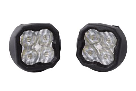 SS3 LED Fog Light Kit for 2007-2014 Chevrolet Tahoe White SAE Fog Sport w/ Backlight Diode Dynamics