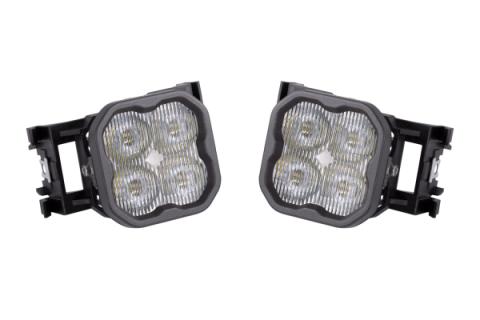SS3 LED Fog Light Kit for 2011-2014 Subaru WRX/STi White SAE Fog Sport w/ Backlight Diode Dynamics