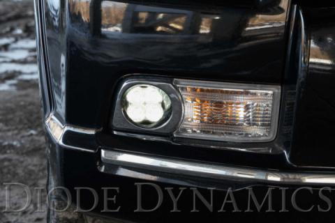 SS3 LED Fog Light Kit for 2010-2013 Toyota 4Runner, White SAE Fog Max with Backlight Diode Dynamics