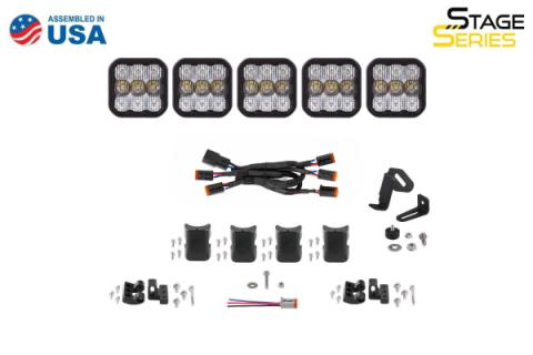 SS5 Sport Universal CrossLink 5-Pod Lightbar Yellow Driving Diode Dynamics