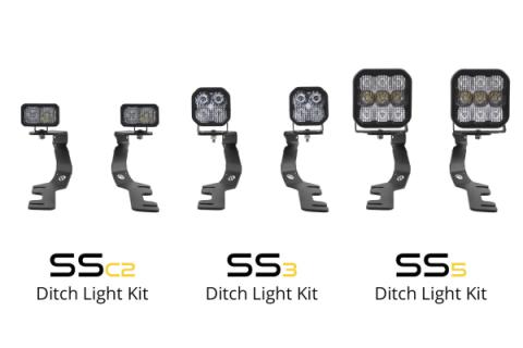 Stage Series Ditch Light Bracket Kit for 2019-Present Ram Diode Dynamics
