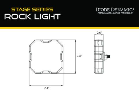 Stage Series SXS Rock Light Installer Kit, RGBW M8 (8-pack)