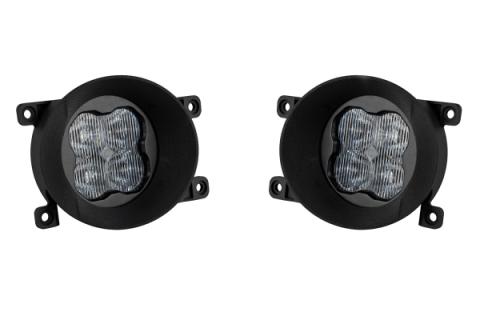 SS3 SAE/DOT Type Rav4 Fog Light Kit Cool White (6000K) Pro (36 watts) White SAE Fog Diode Dynamics