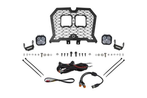 Stage Series LED Grille Kit for 2021-2024 Polaris RZR Trail, Cool White (6000K) Pro White Combo