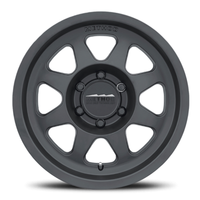 Aluminum Wheels 16x8 Bead Grip MR701 Bolt Pattern 6 On 139.7 Offset 0 Lip Size 1.42 Matte Black MB Method