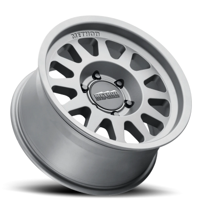 Aluminum Wheels 16x6.5 Bead Grip MR703 Bolt Pattern 6 On 180 Offset 90 Lip Size 0 Gloss Titanium SL Method
