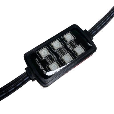 8-Piece Light 6SMD POD RGB Multi-Color Accent Kit with Remote Control ColorADAPT Race Sport Lighting