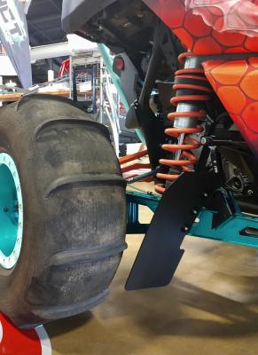 Polaris Turbo S MTS Pro XP Race Trailing Arm Mud Flaps HCR Racing