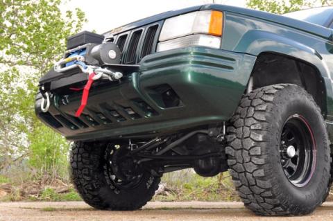 Jeep Winch Mounting Plate 93-98 Grand Cherokee ZJ Rough Country