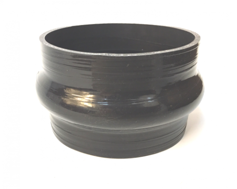 Silicone Hump Hose 4 Inch Black