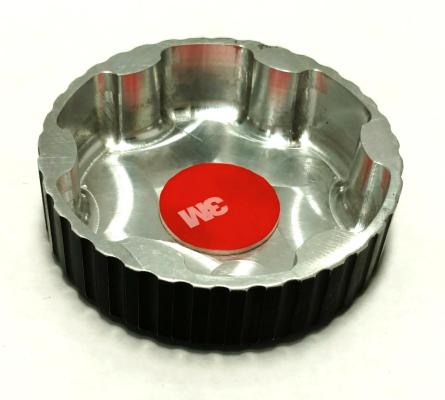 Coolant Reservoir Cap Cover Aluminum Satin Black