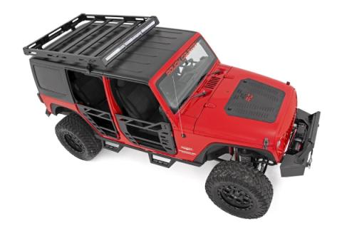 Jeep Powder Coated Hood Louver 07-18 Wrangler JK Rough Country