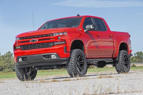 6 Inch Suspension Lift Kit Vertex Coilovers &amp; V2 Shocks 19-20 Silverado/Sierra 1500 4WD/2WD Rough Country