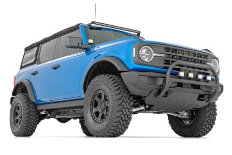 Nudge Bar 20 Inch Black Series DRL Single Row LED 21-Up Ford Bronco 4WD Rough Country