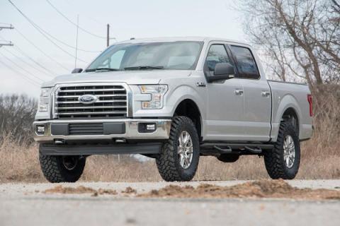 3.0 Inch Ford Bolt-On Arm Lift Kit w/ Vertex For 14-20 F-150 4WD Rough Country