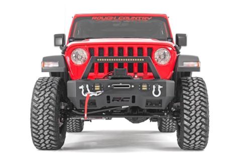 3.5 Inch Jeep Suspension Lift Kit Premium N3 Shocks Stage 2 Coils &amp; Control Arm Drop 18-20 Wrangler JL-2 Door Rough Country