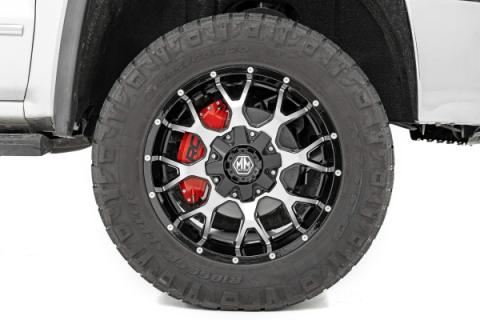 Caliper Cover Red 07-18 Jeep Wrangler JK Rough Country